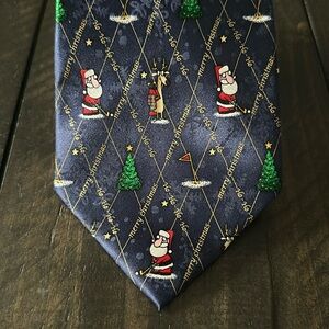 American Greetings Men's silk holiday tie
